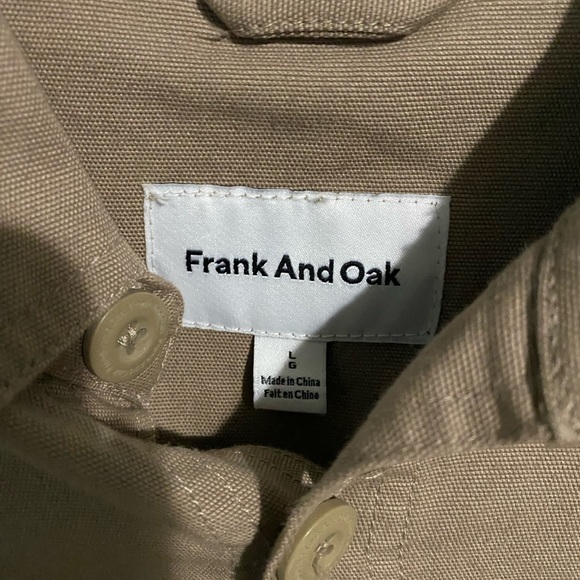 Frank and Oak Cream tone button up - Picture 5 of 5
